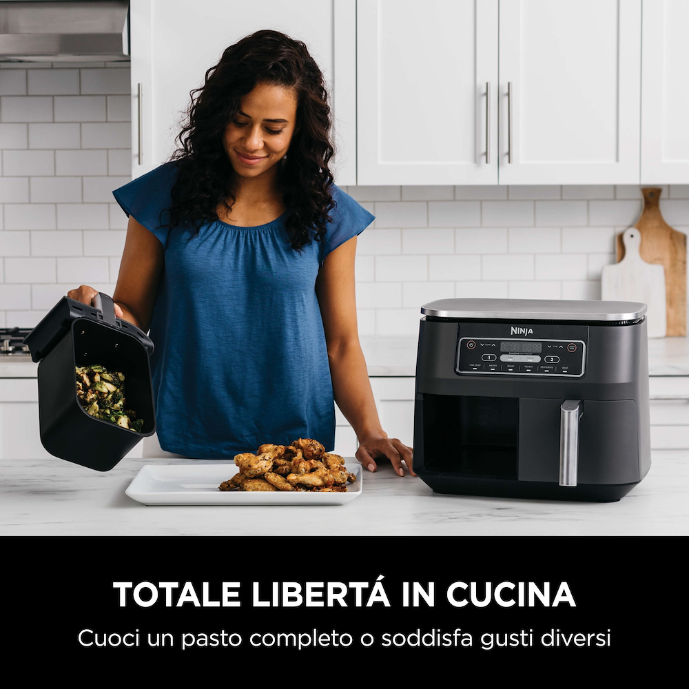 NINJA AF300EU - Ninja Foodi Dual Zone Heißluftfritteuse AF300EU