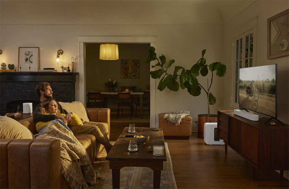 SONOS BEAMGEN2BLACK - Sonos Beam Gen2 Soundbar mit Dolby Atmos