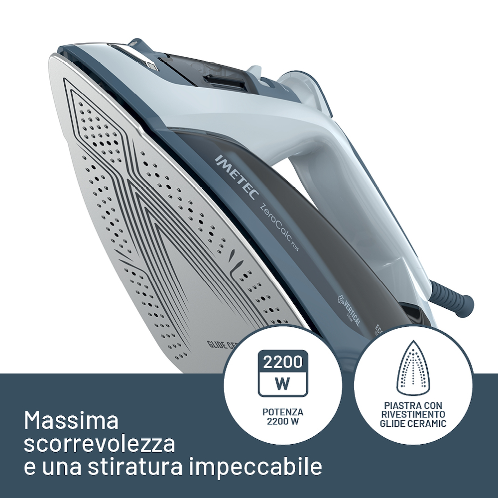 IMETEC 9052 - Ferro da Stiro Zerocalc 2200W