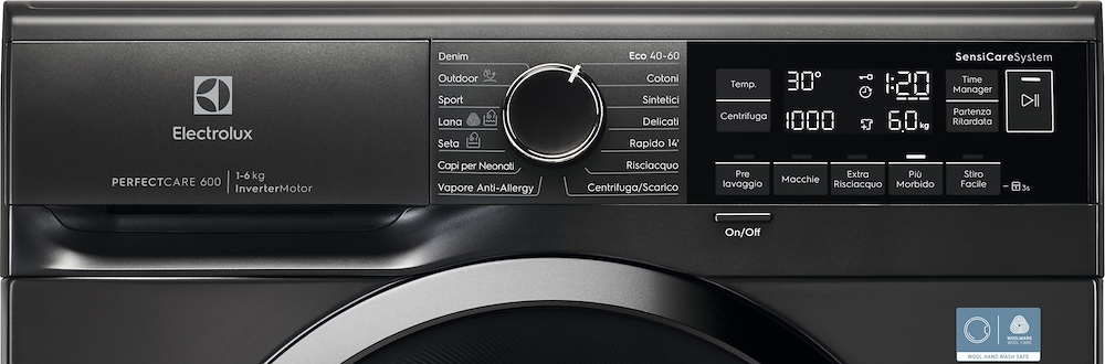 ELECTROLUX EW6S326ABL - Lavatrice Slim 6kg Nero