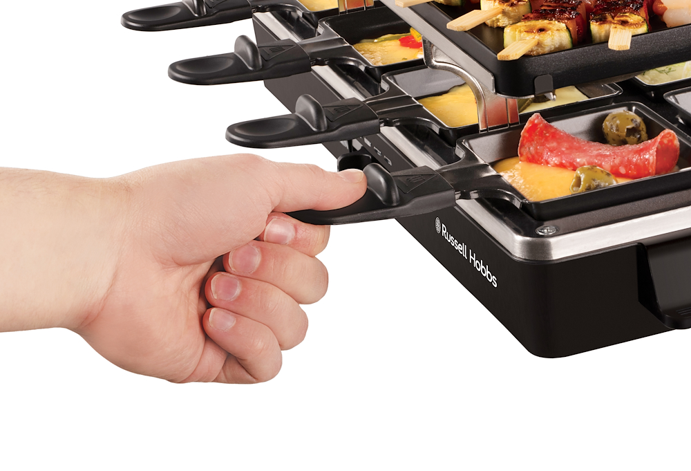 RUSSELL HOBBS 2628056 - 2628056 0596649 RACLETTE 1400W PIETRA/PIASTRA 8PADELLINE NERO RUSSELL HOBBS 2628056 - 2628056 0596649 RACLETTE 1400W PIETRA/PIASTRA 8PADELLINE NERO