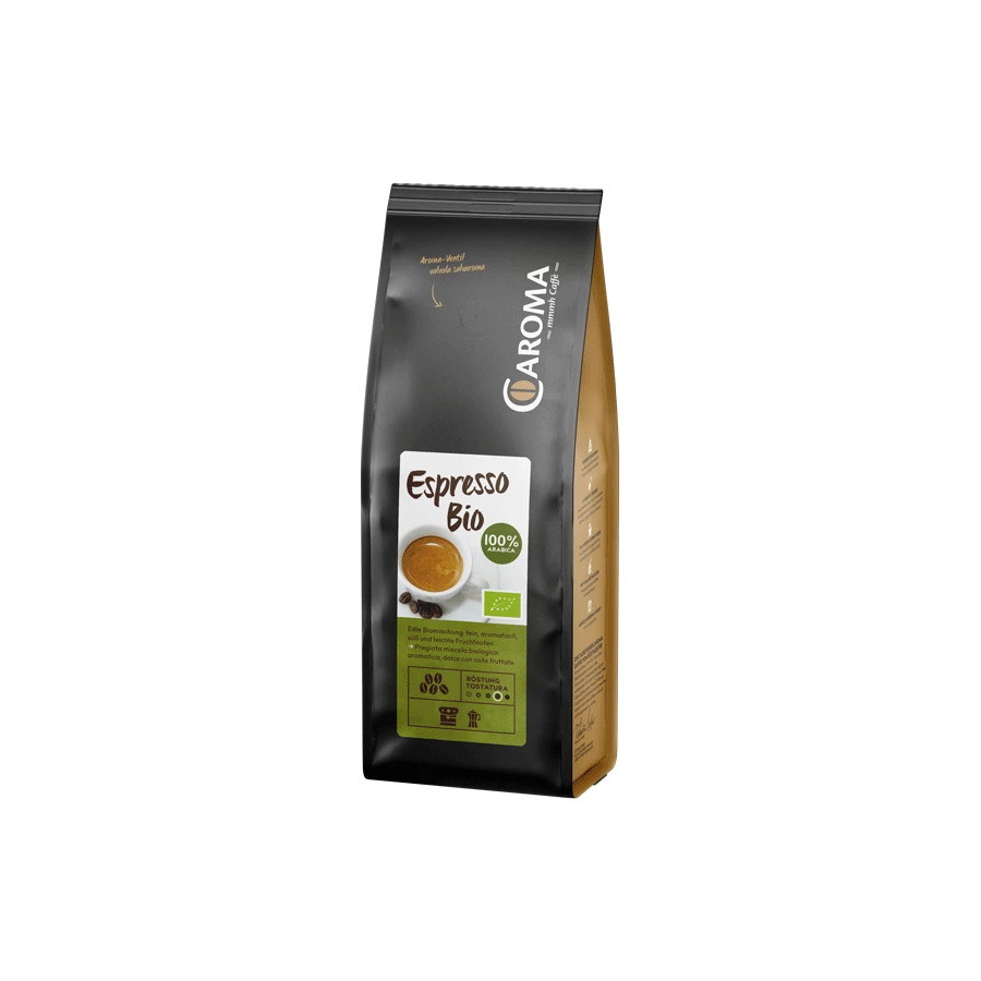 CAROMA EP-D-K-BF-250-BO - CAFFE ESPRESSO BIO 100% ARABICA 250g Bohnen (Modell: EP-D-K-BF-250-BO)
