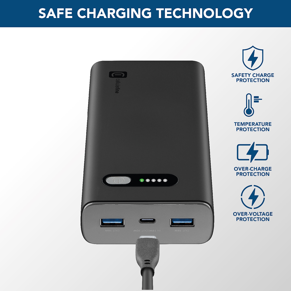 CELLULAR LINE PBFAST01PD20000K - Power Bank Portatile Fast PD 20000mAh