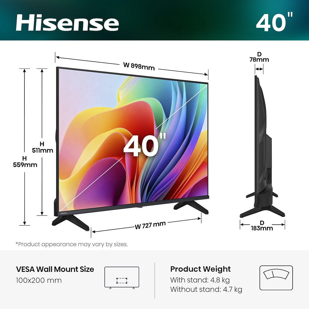HISENSE 40A49S - 40" LED FHD Fernseher