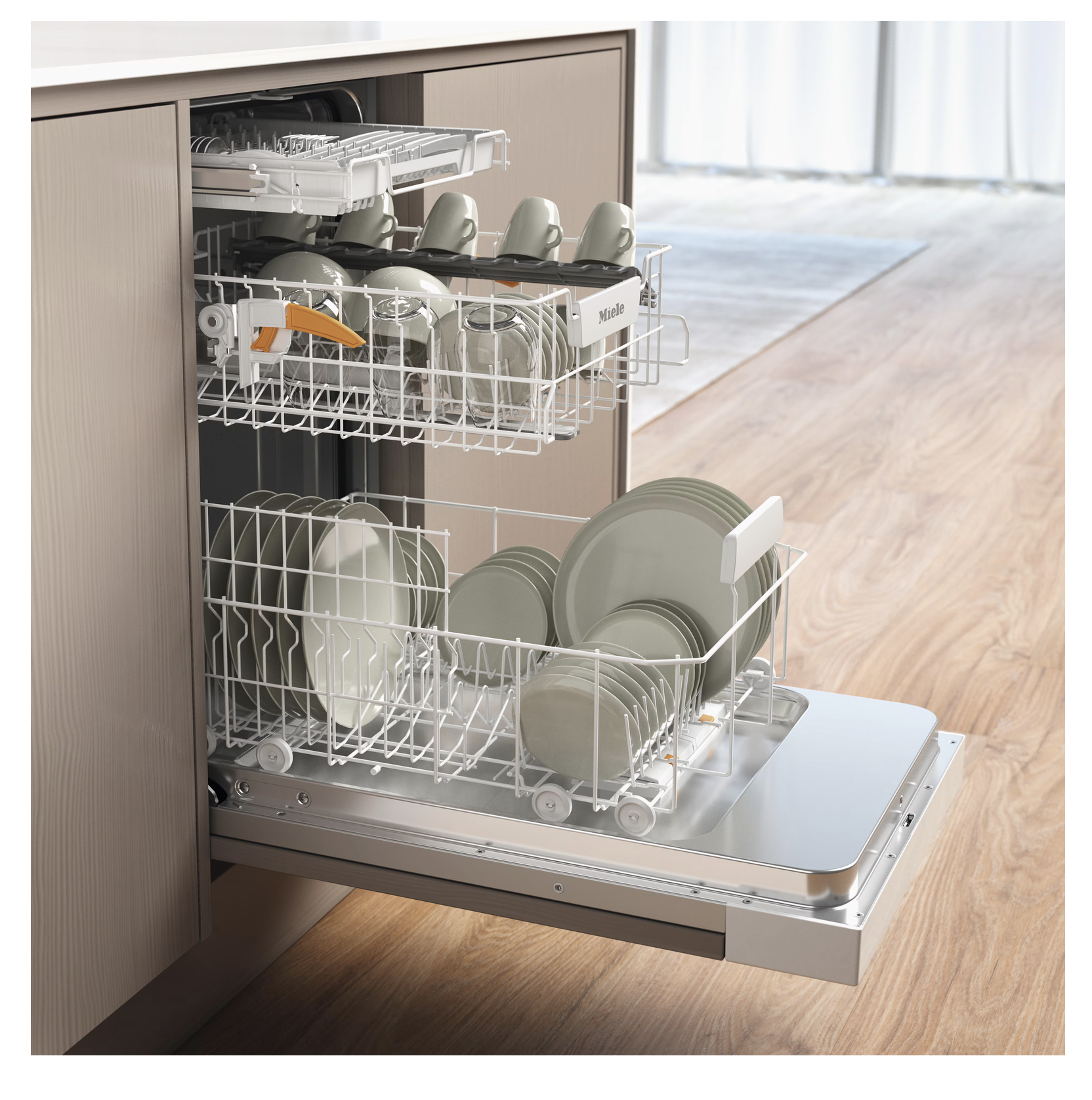 Miele G5540SCISLBW - Lavastoviglie semi-integrata 45 cm