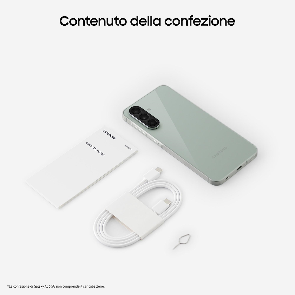SAMSUNG SMA566BZGAEUE - Galaxy A56 5G Smartphone 128GB Olivgrün