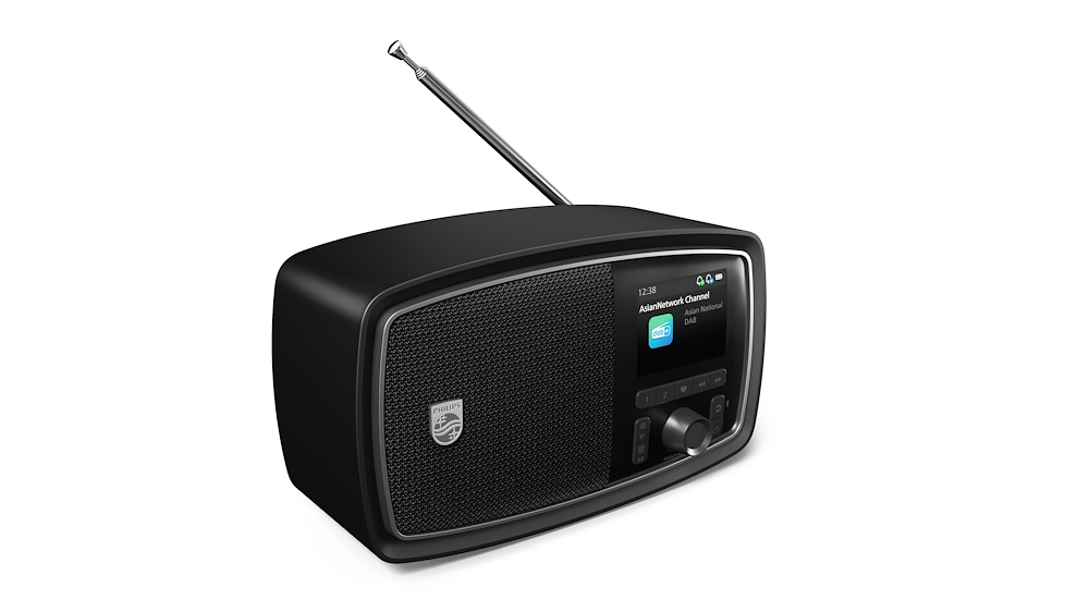 PHILIPS TAV2000DB - Tragbares Radio Bluetooth Schwarz