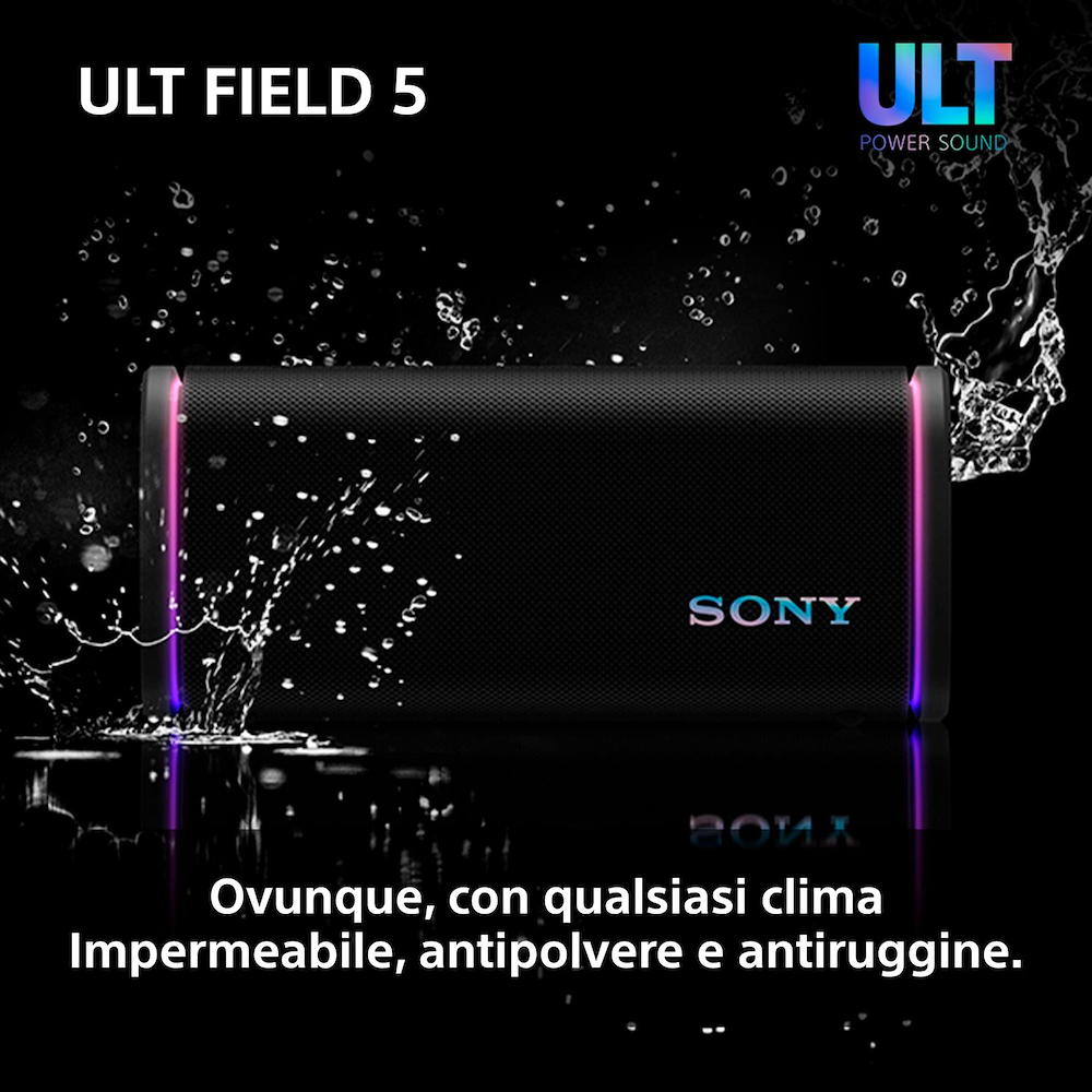 SONY SRSULT50B - Tragbarer Wireless Lautsprecher Schwarz