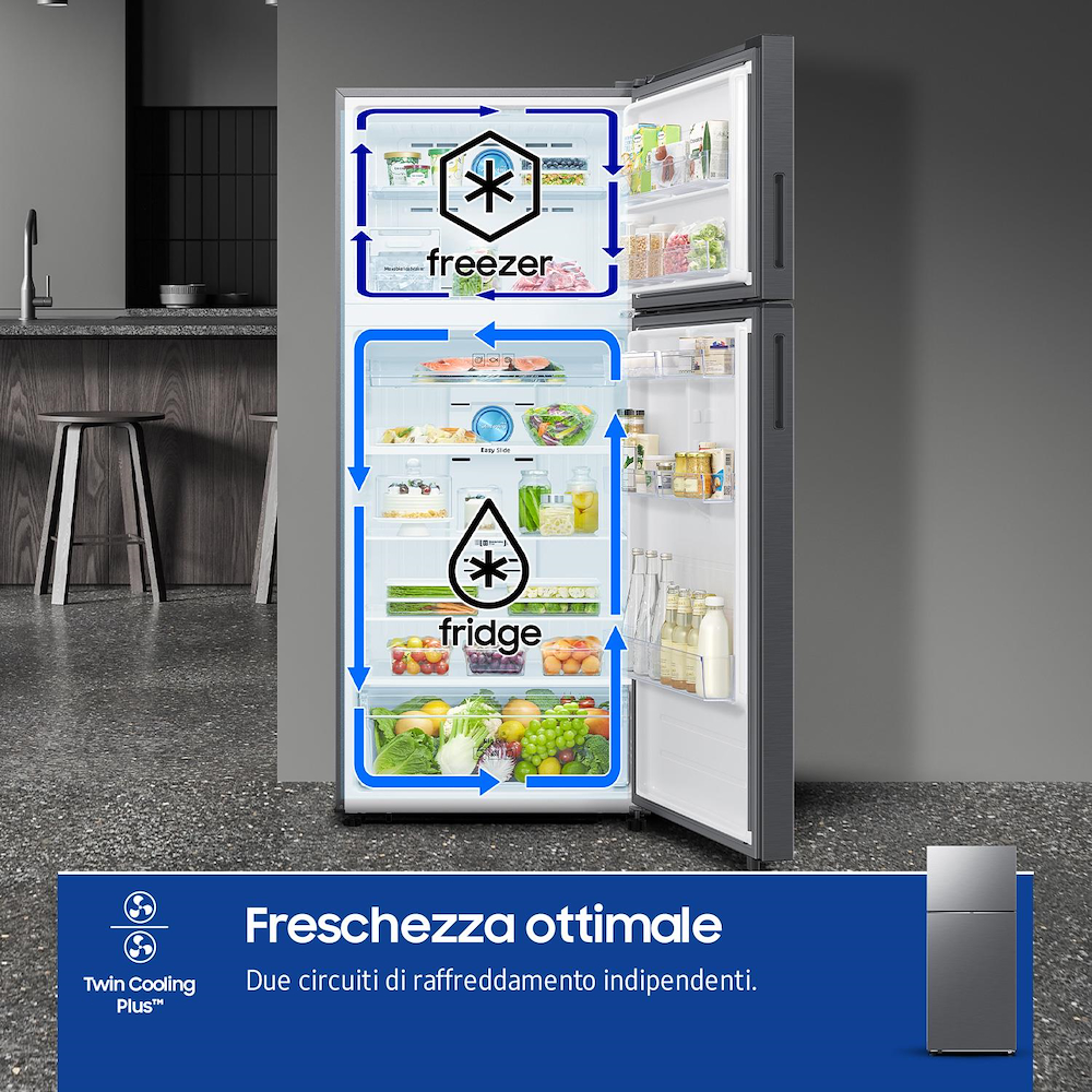 SAMSUNG RT53DG7A14S9 - Frigorifero doppia porta 530lt WiFi