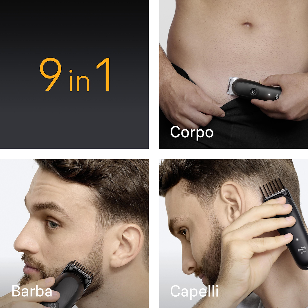 BRAUN AIO5540 - Braun All-in-One Trimmer 9in1 für Körperpflege BRAUN AIO5540 - Braun All-in-One Trimmer 9in1 für Körperpflege
