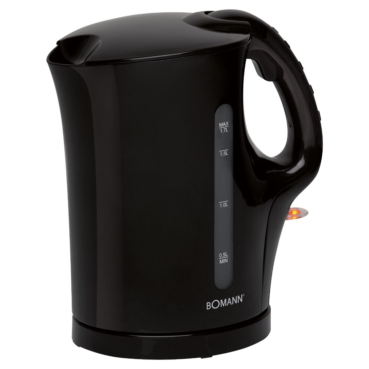Bomann WK6079CB - Bollitore 1,7 Litri Nero