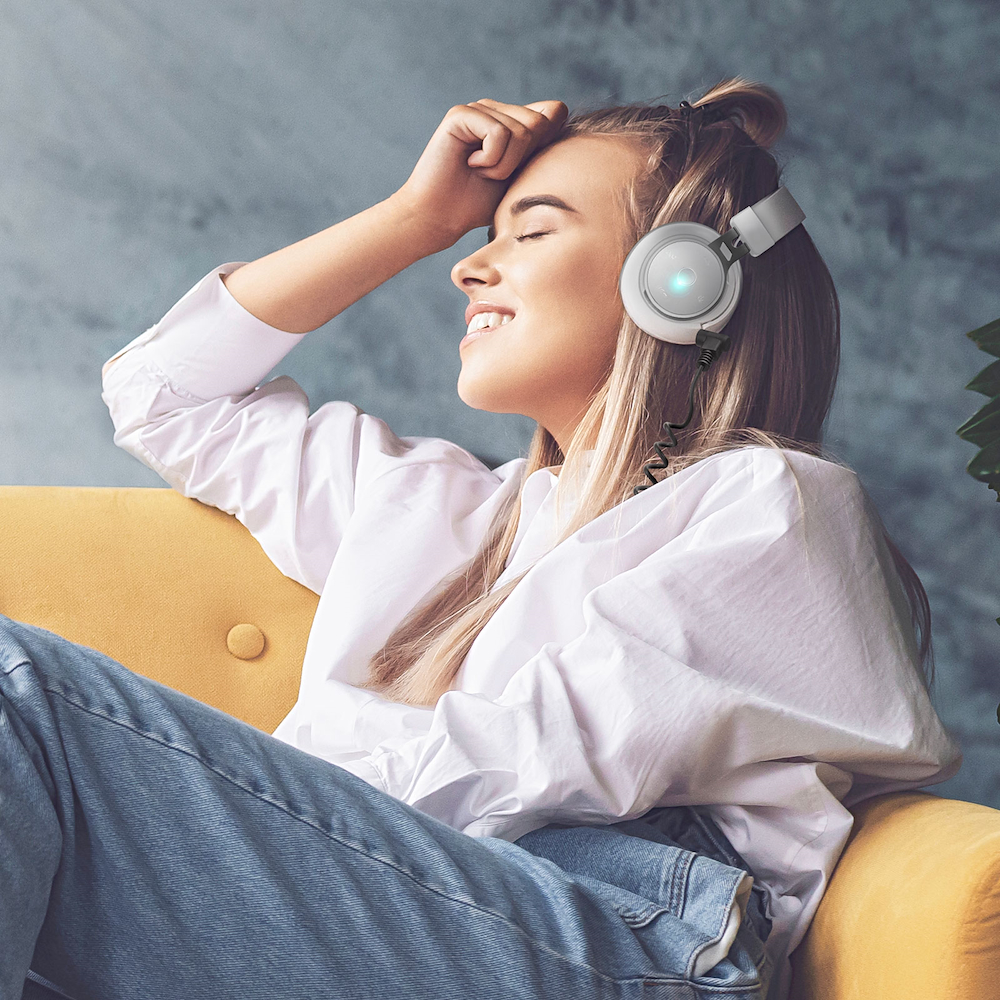 EKON ECAJACK90SPIR075 - Cavo audio jack 3.5 mm spirale