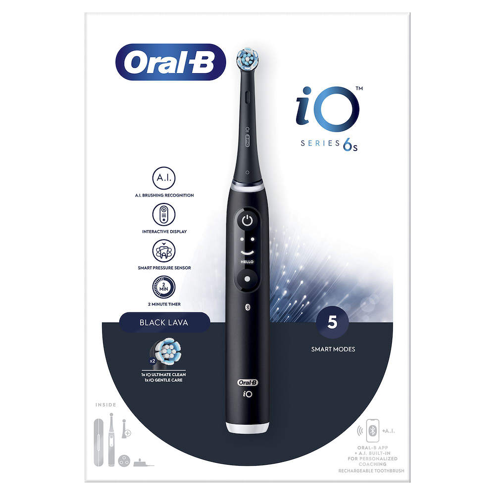 ORAL-B IO6SBLACK - Spazzolino Elettrico Ricaricabile Oral-B
