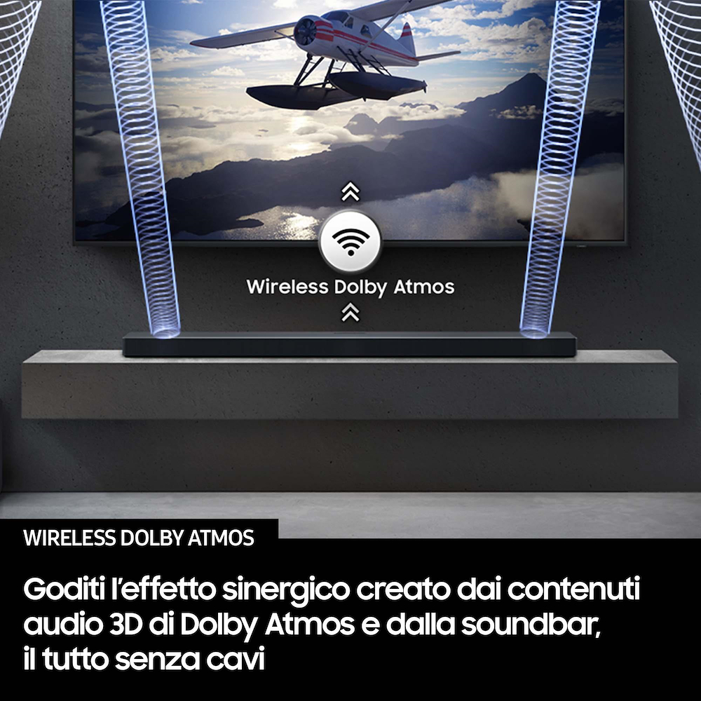 SAMSUNG HW-QS700F/ZF - Soundbar 3.1.2 Atmos Wireless