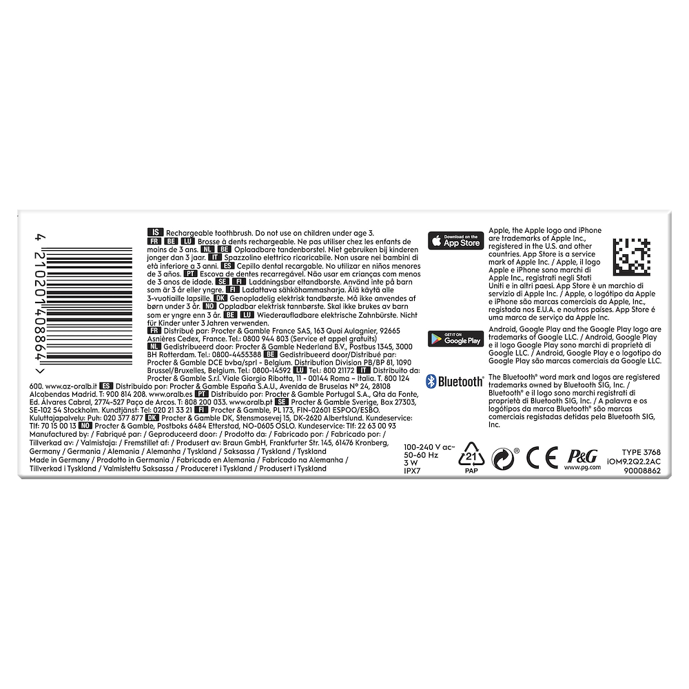 ORAL-B IO9SBLACK - Spazzolino elettrico Oral-B iO Series 9 Nero