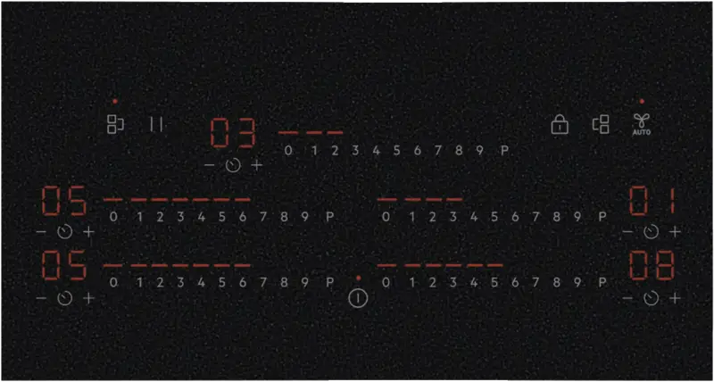 AEG-ELECTROLUX 949598376 - AEG TK85IM0BSZ 81 cm Autarkes Induktionskochfeld mit SaphirMatt-Oberfläche