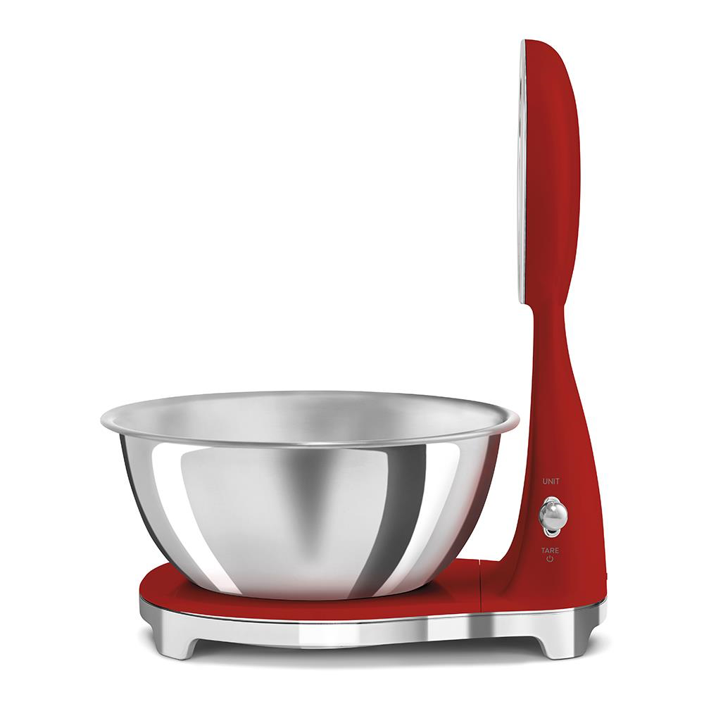 SMEG KSF01RDWW - Bilancia da cucina rossa anni 50