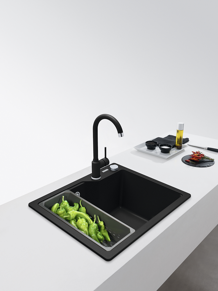 FRANKE 1150622943 - Einhandmischer Pola Schwarz