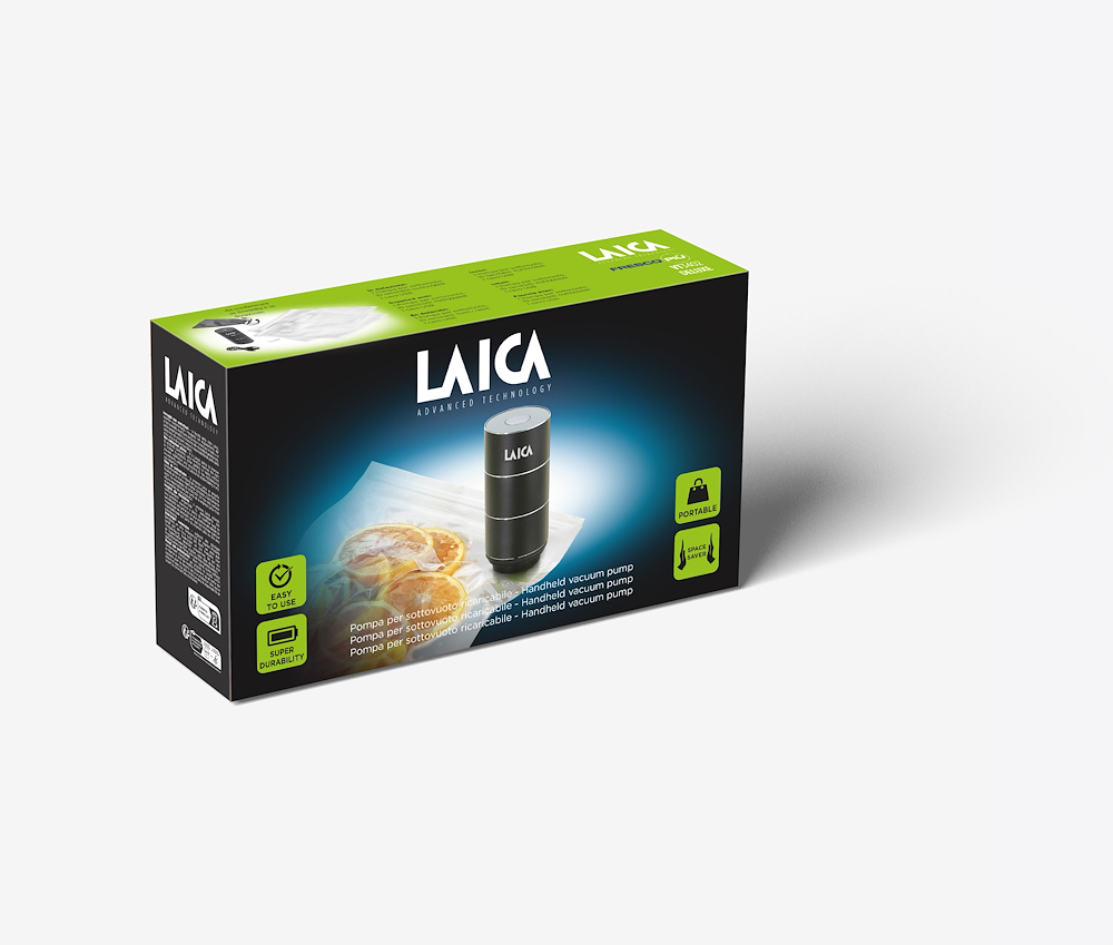LAICA VT3402 - Mini Vakuumpumpe wiederaufladbar