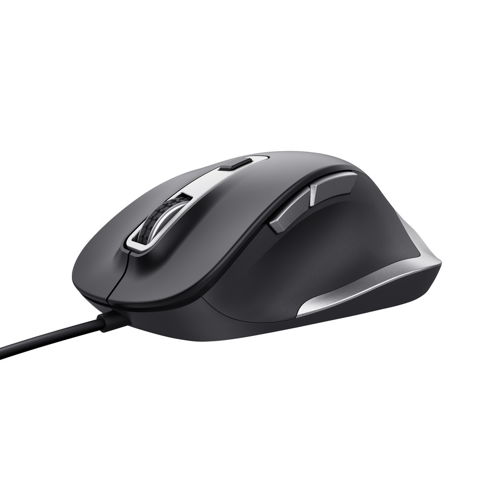 TRUST 24728 - Mouse Wired Eco FYDA Nero Confortevole