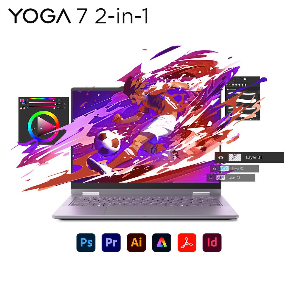 LENOVO 83JQ005EIX - Yoga 7i 14" Convertible
