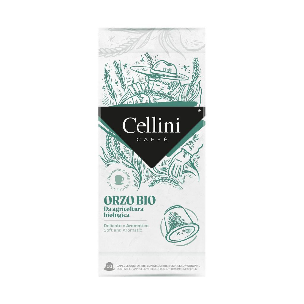 CELLINI 8104210 - Bio Gerstenkaffee Kapseln für Nespresso