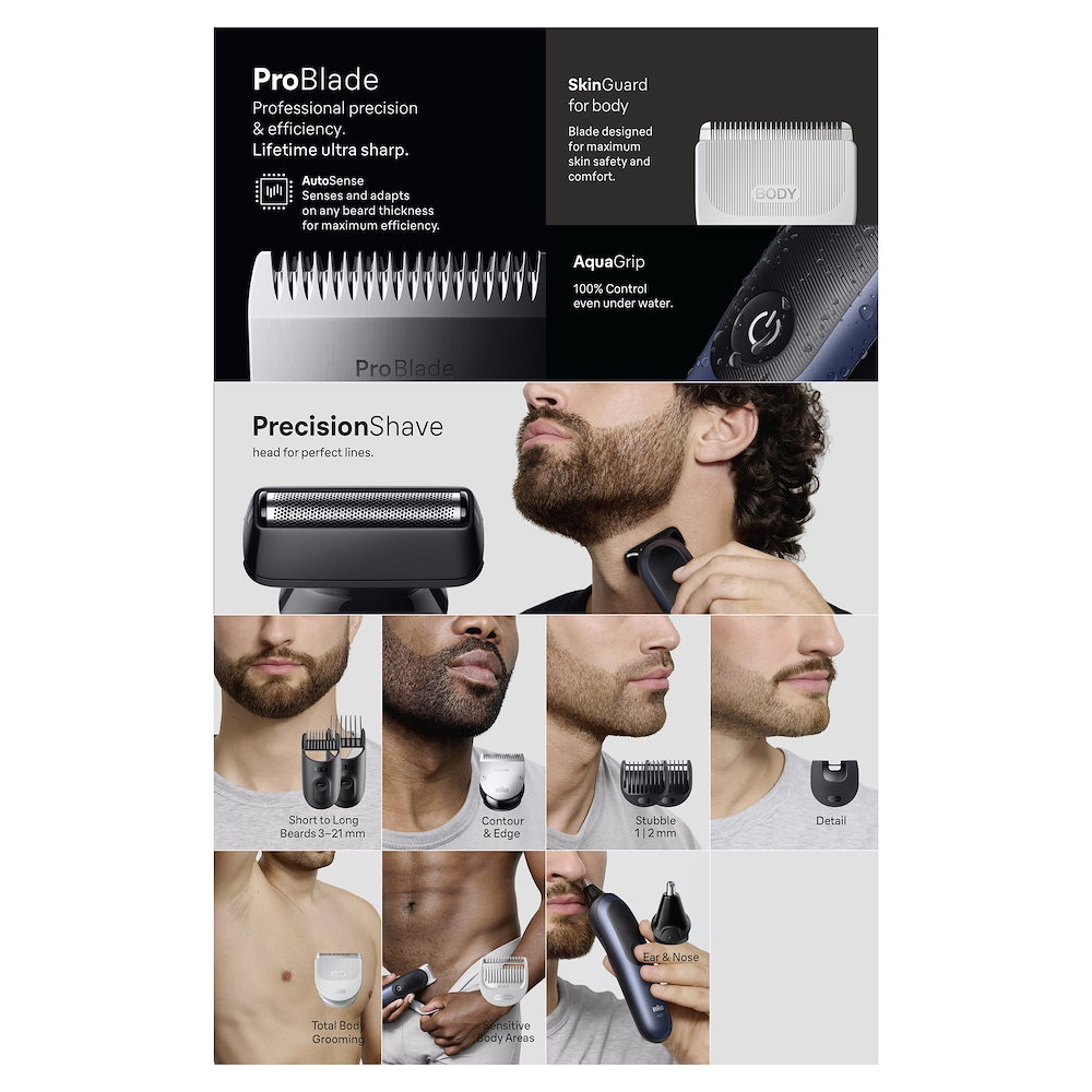 BRAUN AIO7540 - Rifinitore All-in-One Braun Series 7 BRAUN AIO7540 - Rifinitore All-in-One Braun Series 7