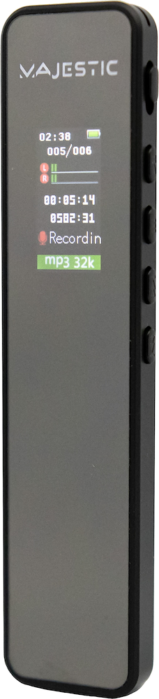 MAJESTIC VR38 - Registratore Vocale Digitale 16GB