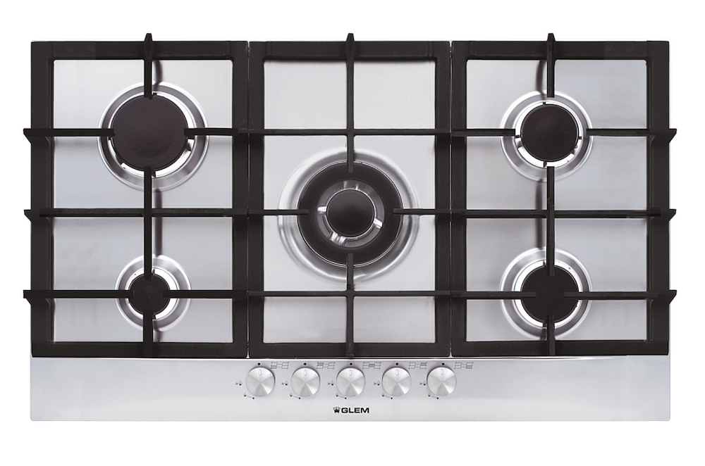 GLEM GAS DGP95GH - Glem Gas Kochfeld 90 cm, 5 Brenner