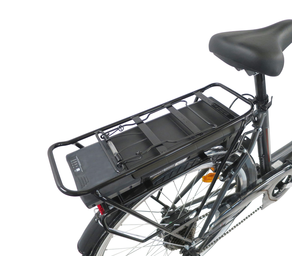 SMARTWAY C4D4SCG - E-Bike Stadt Aluminium 36V 10.4AH Grau