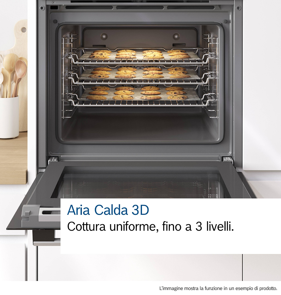 BOSCH HRG572ES3 - Forno Bosch 60CM Multifunzionale Air Fry Classe A+