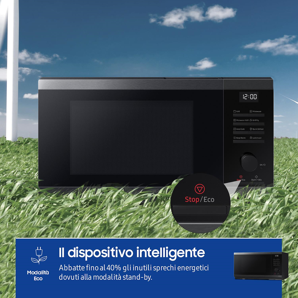 SAMSUNG MG23DG4524CGE1 - Samsung Microonde con Grill MG23DG4524CGE1