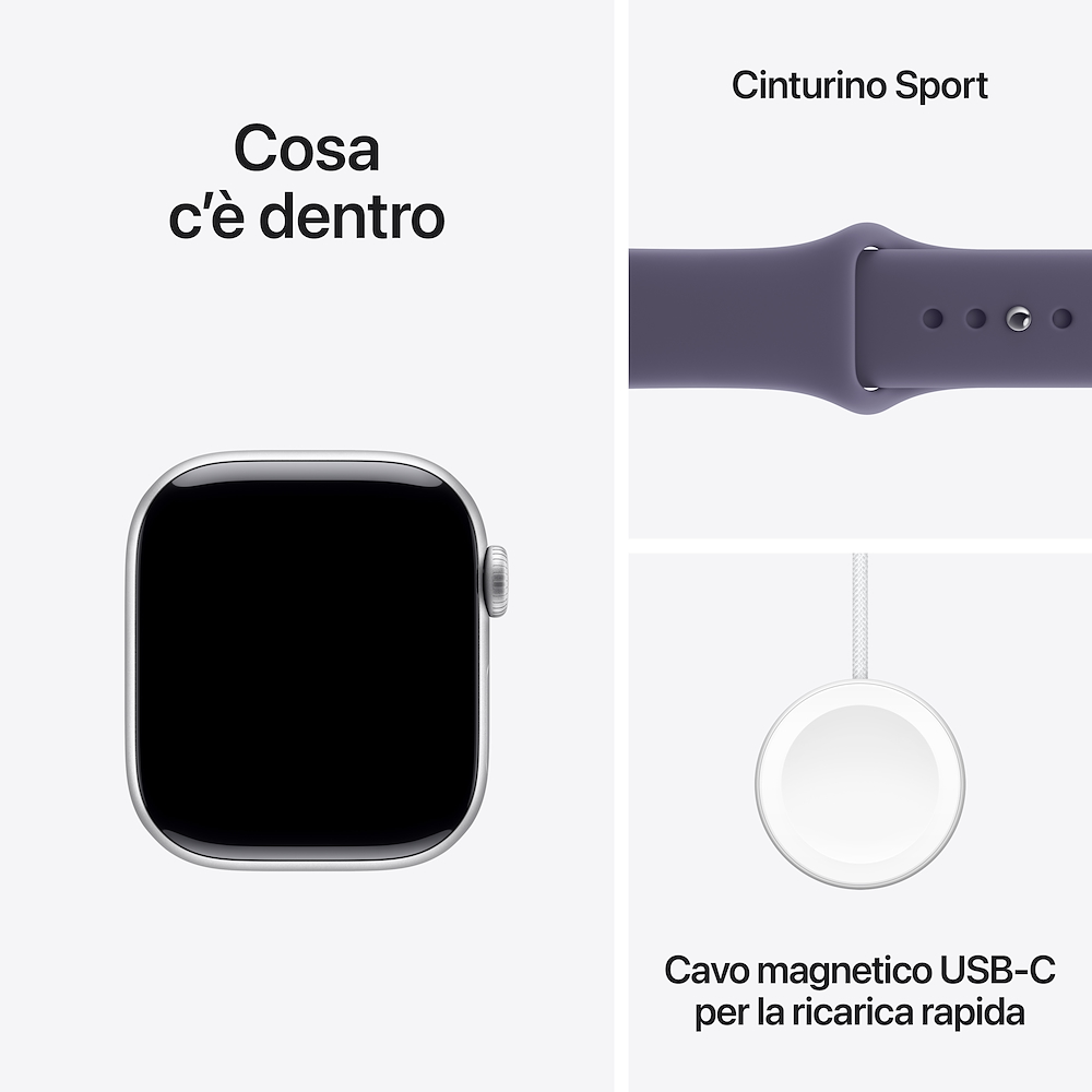 APPLE MF8H4QLA - Apple Watch 11 GPS Silber 42mm