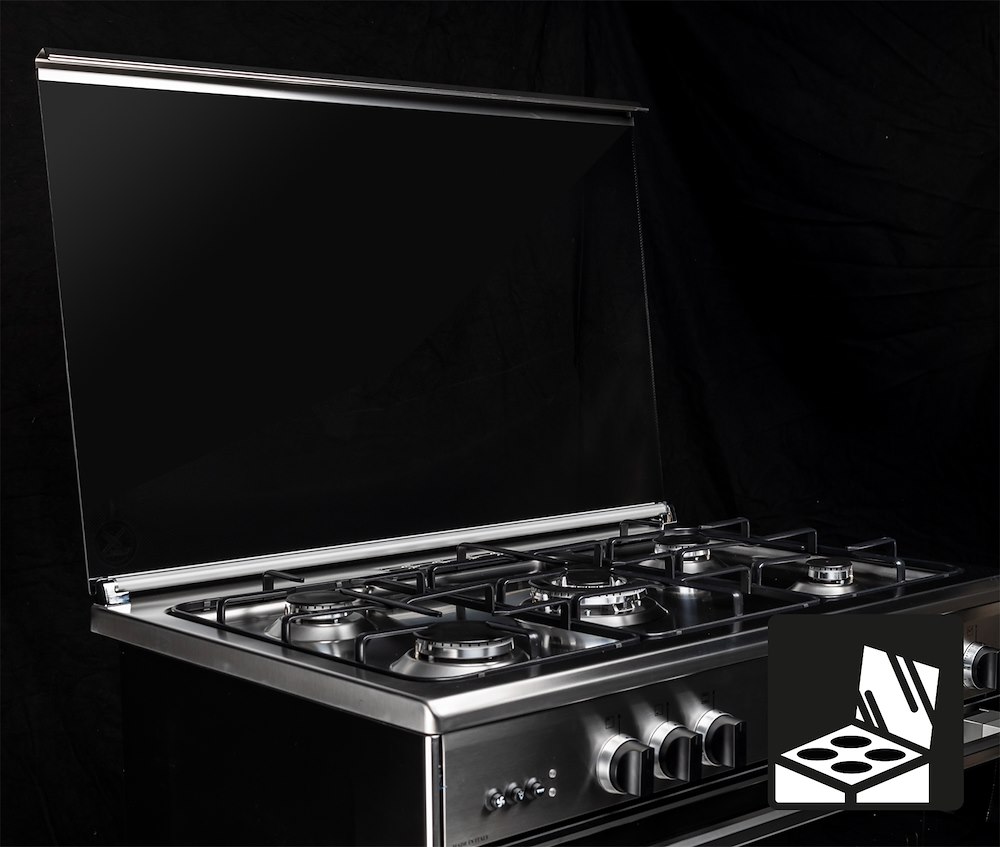 GLEM GAS DG96MI3 - CUCINA INOX 90CM ELETTRICA