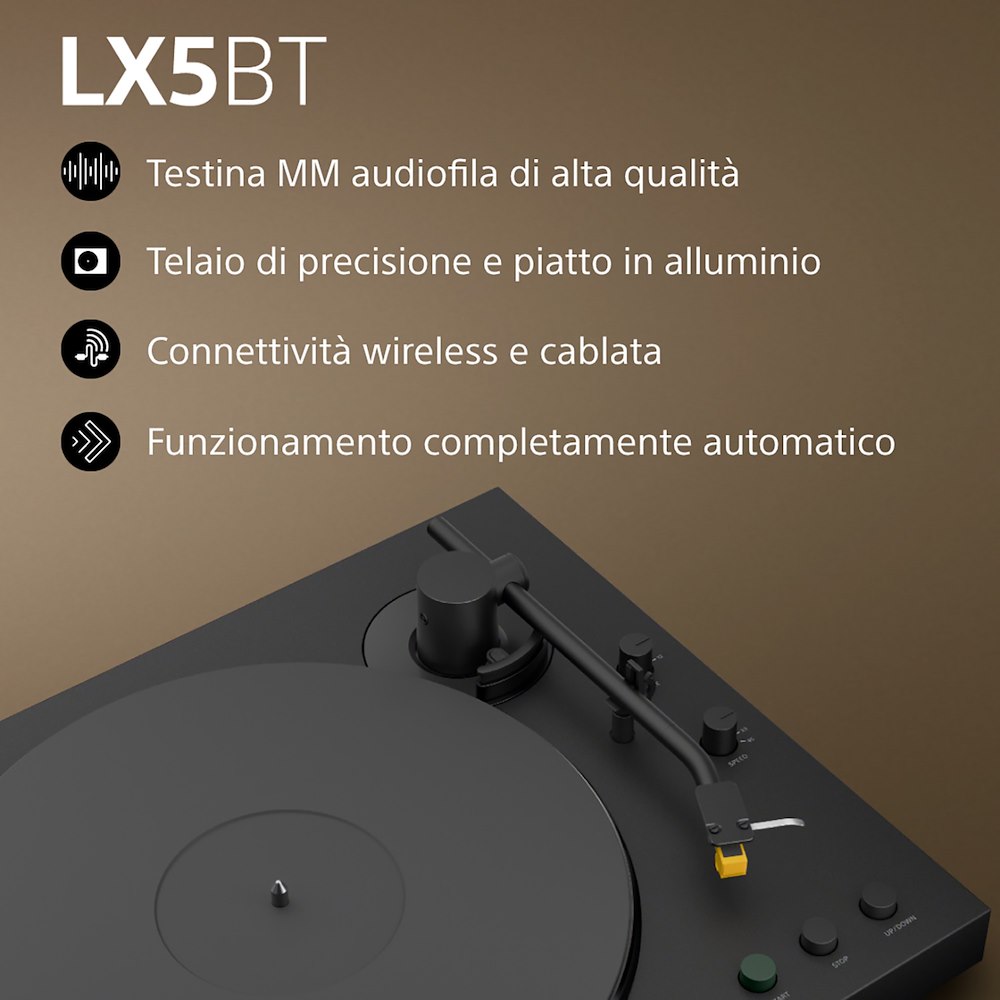 SONY PSLX5BT - Giradischi Audio Premium