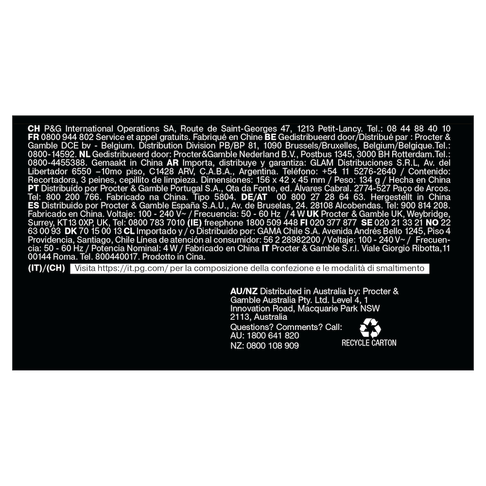 BRAUN BT5520 - Regolabarba Braun Series 5 40 Lunghezze