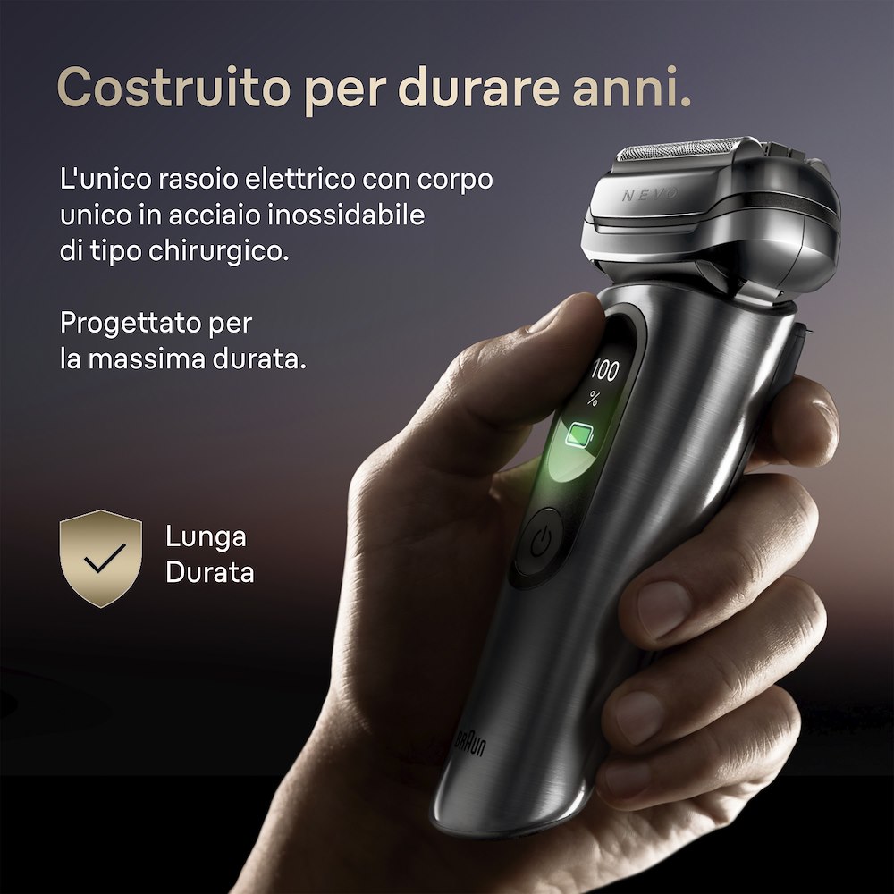 BRAUN NEVO11000C - Rasoio Elettrico Argento