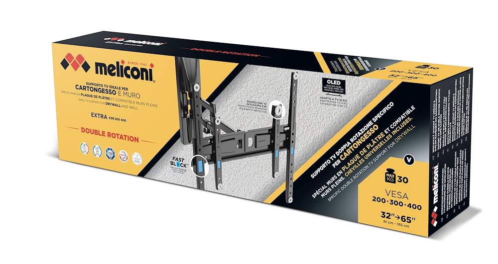 MELICONI 480879 - Gipswand TV-Halterungen EXTRA