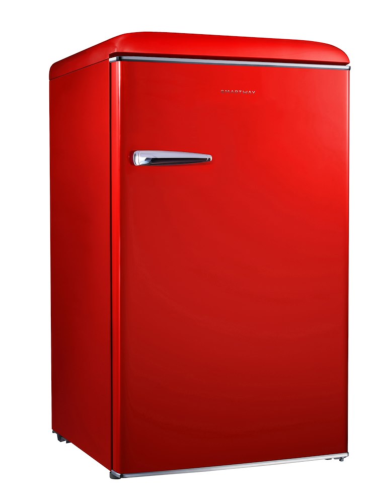SMARTWAY WGFT103SMRE0 - Retro Kühlschrank 95LT Rot