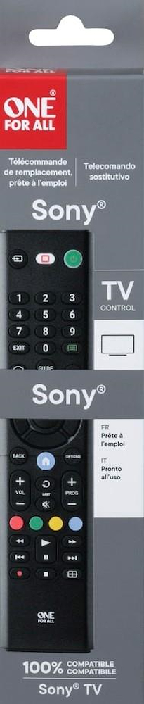 ONE FOR ALL URC1312 - Universalfernbedienung für Sony TV ONE FOR ALL URC1312 - Universalfernbedienung für Sony TV