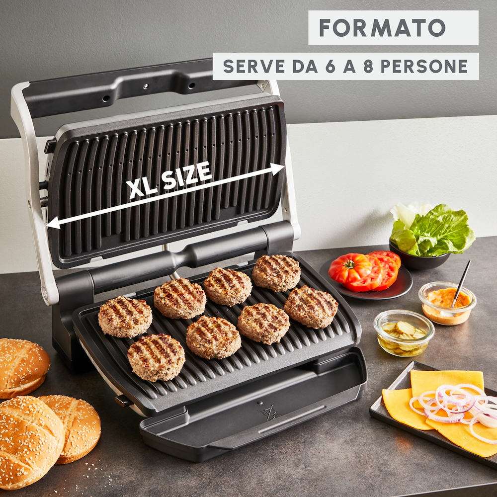 MOULINEX GI727810 - Moulinex OptiGrill+ XL Grillgerät 2000W
