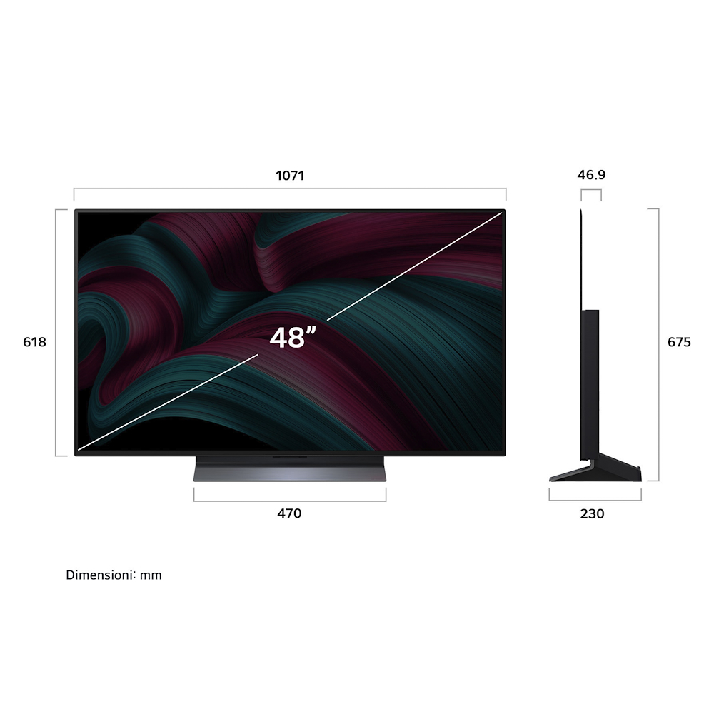 LG OLED48C55LA - TV OLED EVO 48" 4K