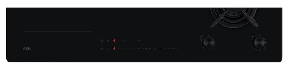 AEG HDB95623NB - Kochfeld Gas und Induktion 90 cm