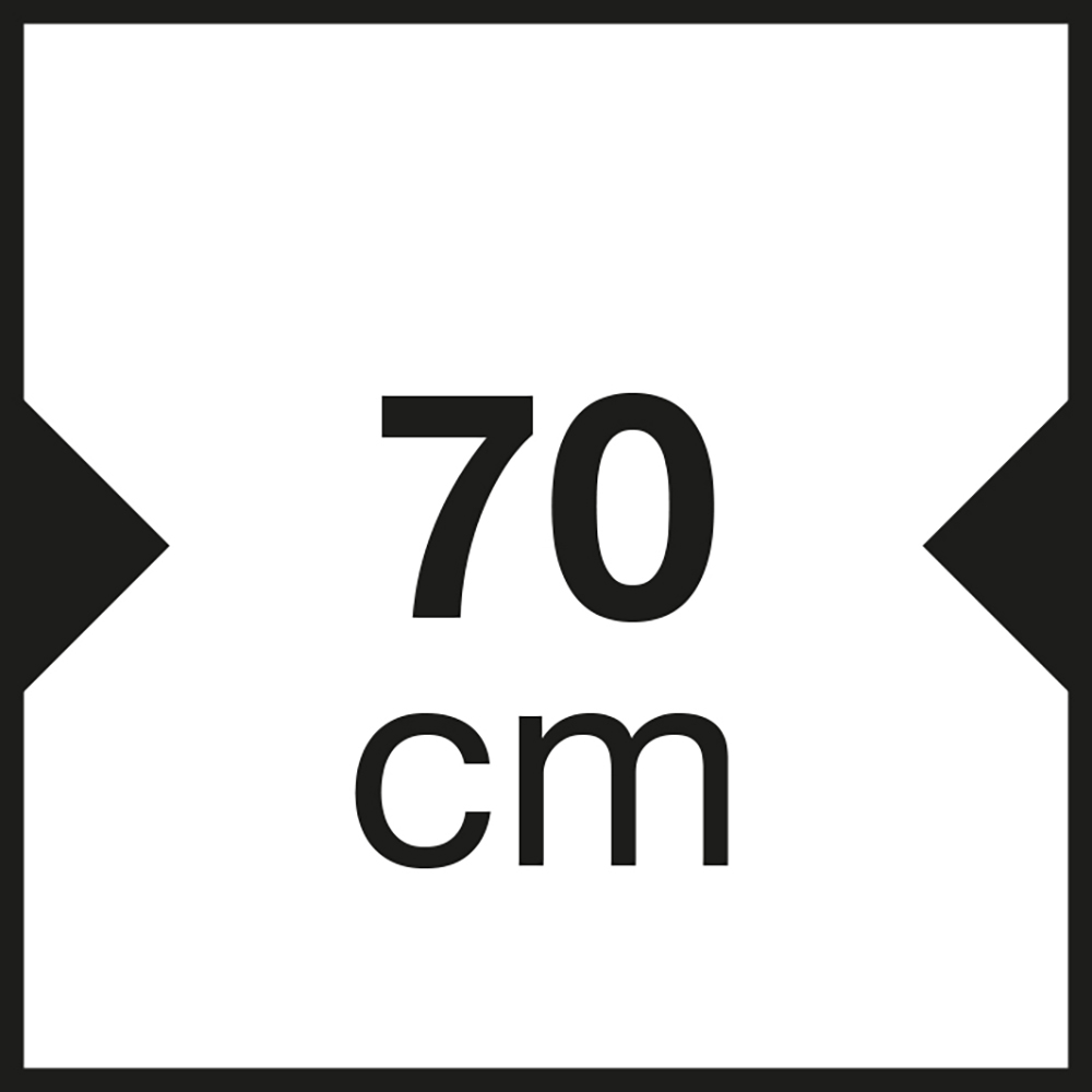 GLEM GAS GHF773IX - Edelstahl Dunstabzugshaube 70 cm GLEM GAS GHF773IX - Edelstahl Dunstabzugshaube 70 cm