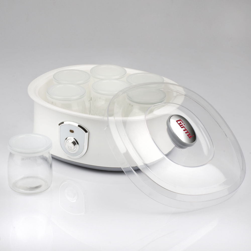 GIRMI YG0300 - Yogurtiera Girmi 7 vasetti bianco GIRMI YG0300 - Yogurtiera Girmi 7 vasetti bianco