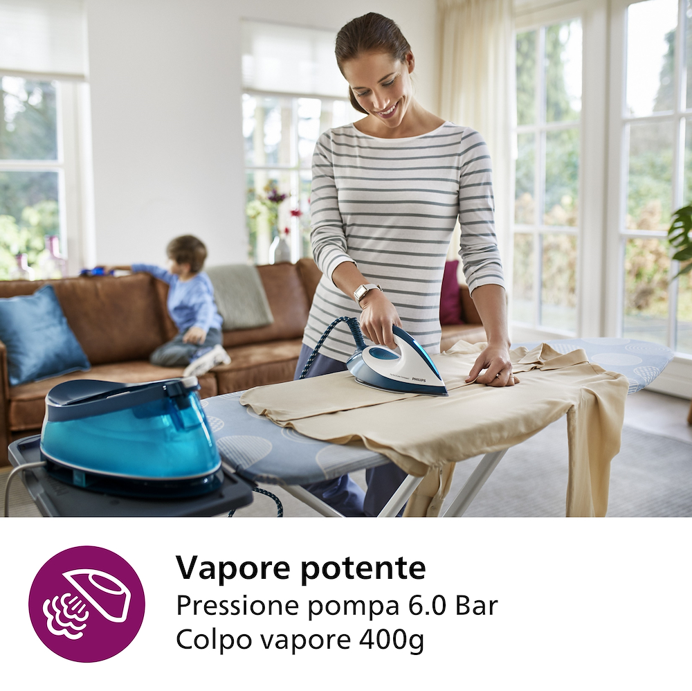 PHILIPS GC7840 - Philips PerfectCare Kompakt Dampfbügeleisen 2400W