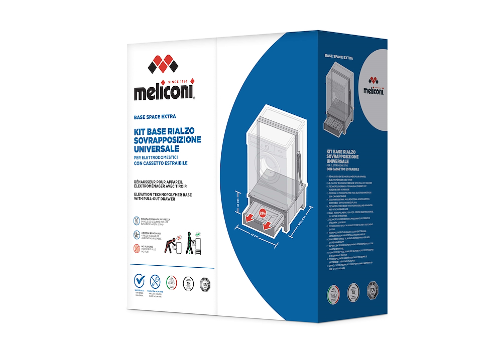 MELICONI 656144 - Höhenverstellung für Waschmaschinen MELICONI 656144 - Höhenverstellung für Waschmaschinen