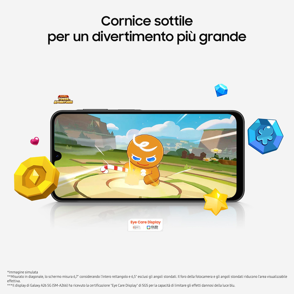 SAMSUNG SMA266BZWBEUE - Samsung Galaxy A26 5G Weiß 6+128GB