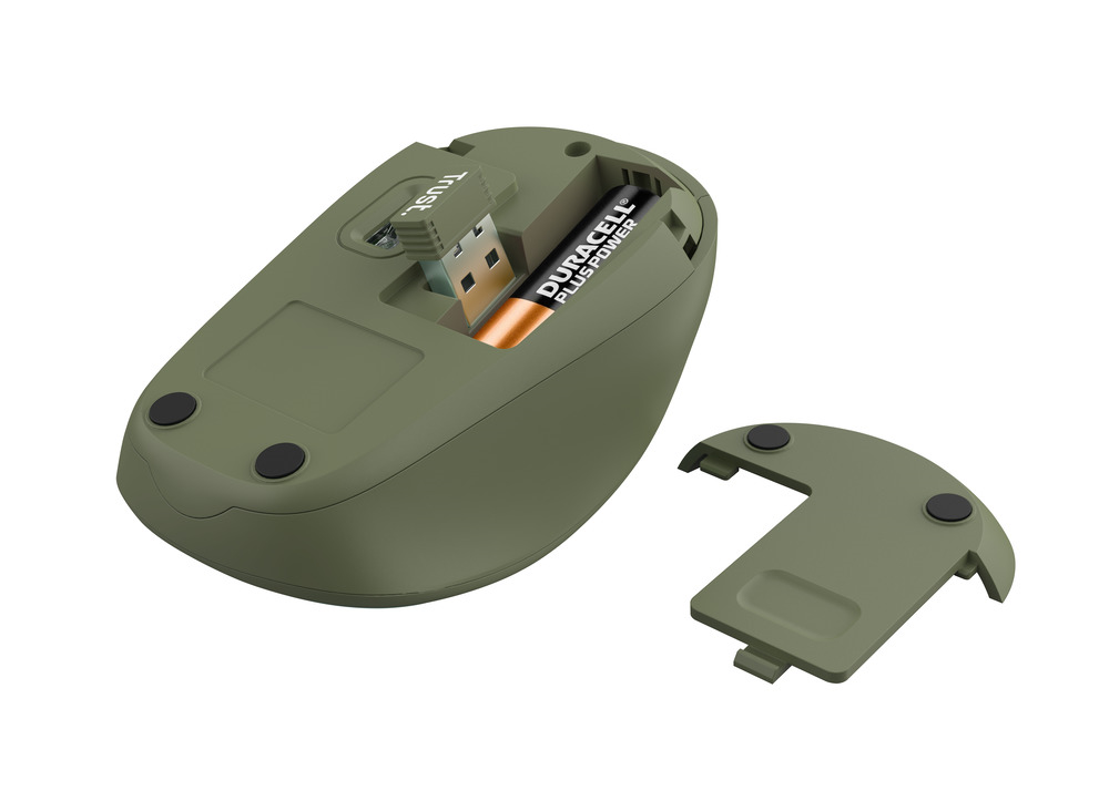 TRUST 24552 - Mouse Wireless Eco YVI+ Verde