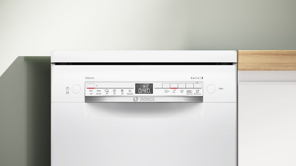 BOSCH SPS2HKW55E - Slim Geschirrspüler 45cm Weiß